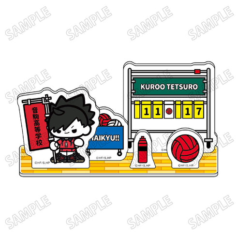 『ハイキュー!!』ミニキャラアクリルジオラマ【のぼりver.】5黒尾鉄朗